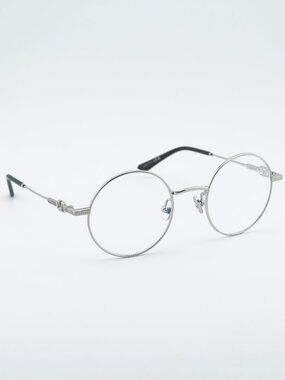 Valentino VLX-173E Eyeglasses Silver 48mm Round Frame